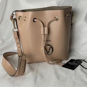 Mario Valentino Nude Bucket Bag NWT